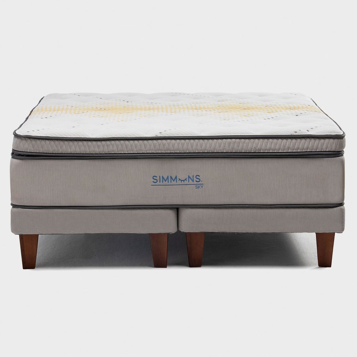 SIMMONS - Cama Europea King Sky Simmons 180 x 200 Cm Base Dividida