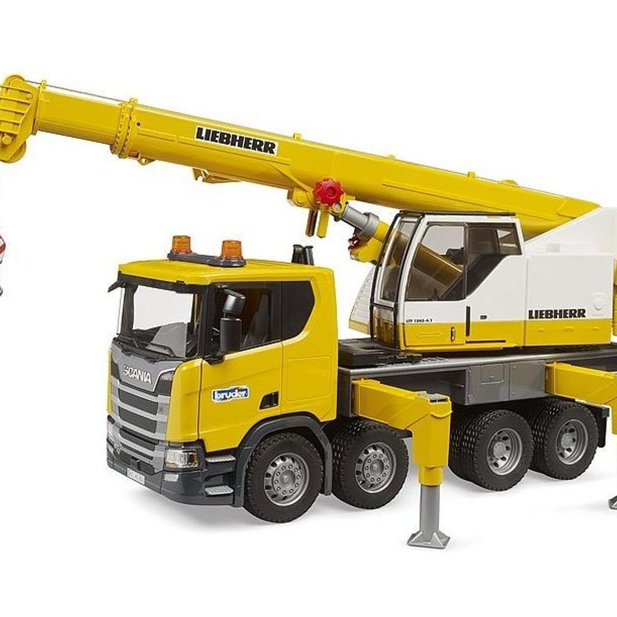 BRUDER - CAMION SCANIA 560R A 6x4 CON GRUA LIEBHERR 1.16