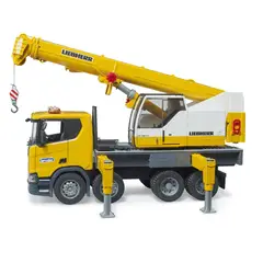 BRUDER - CAMION SCANIA 560R A 6x4 CON GRUA LIEBHERR 1.16
