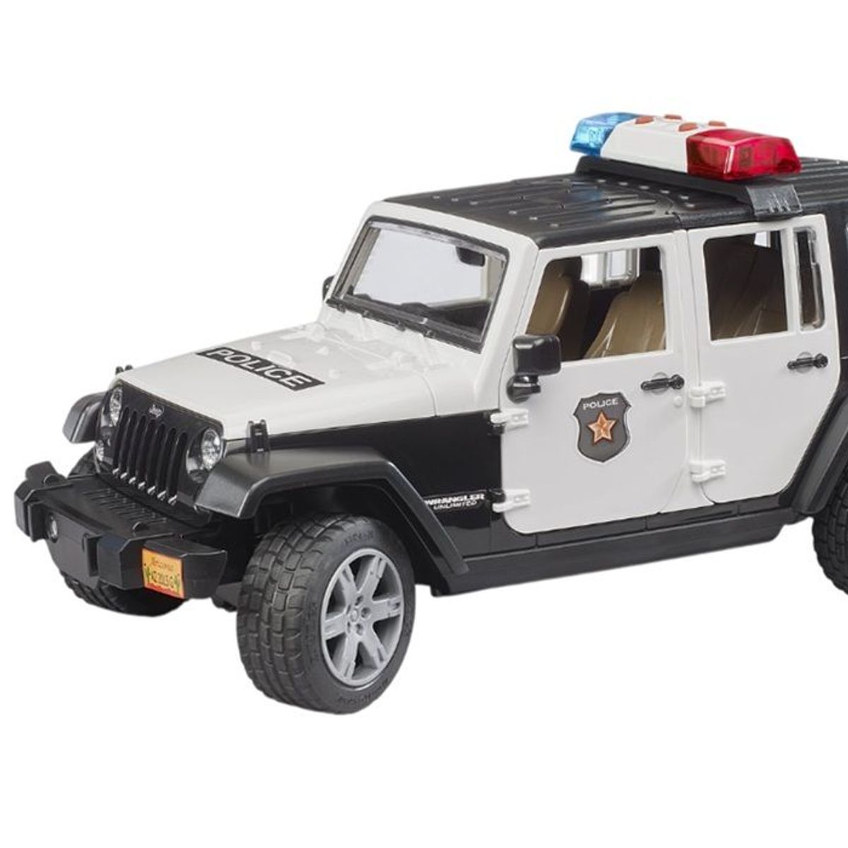 BRUDER - JEEP WRANGLER UNLIMITED POLICIA CON POLICIA 1.16