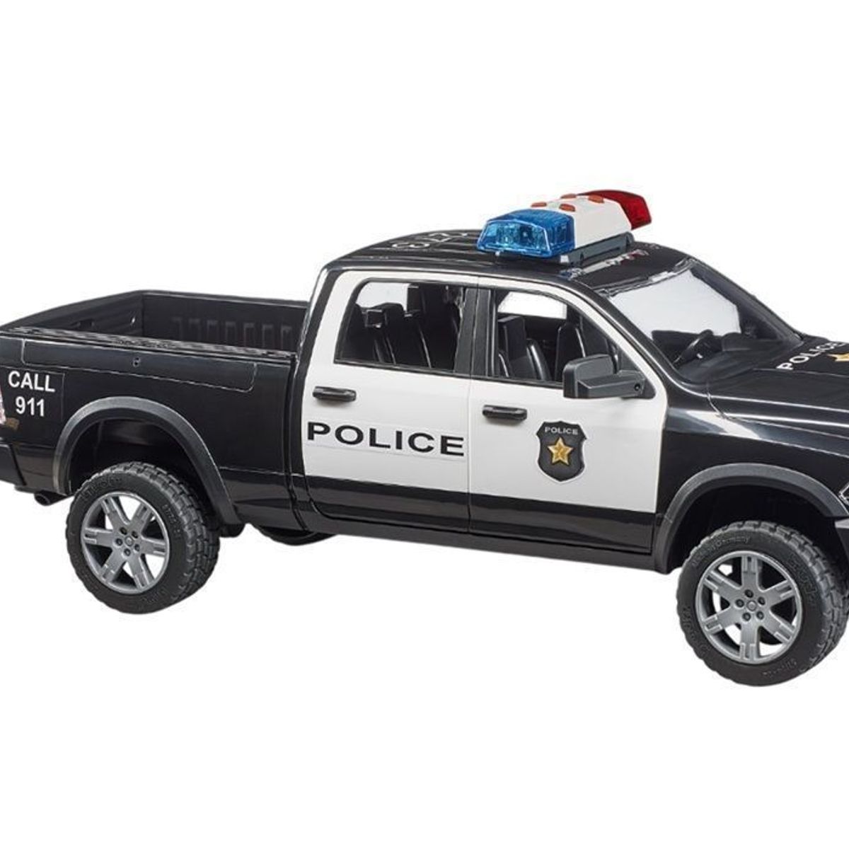 BRUDER - CAMIONETA RAM 2500 POWER WAGON POLICIA CON POLICIA 1.16