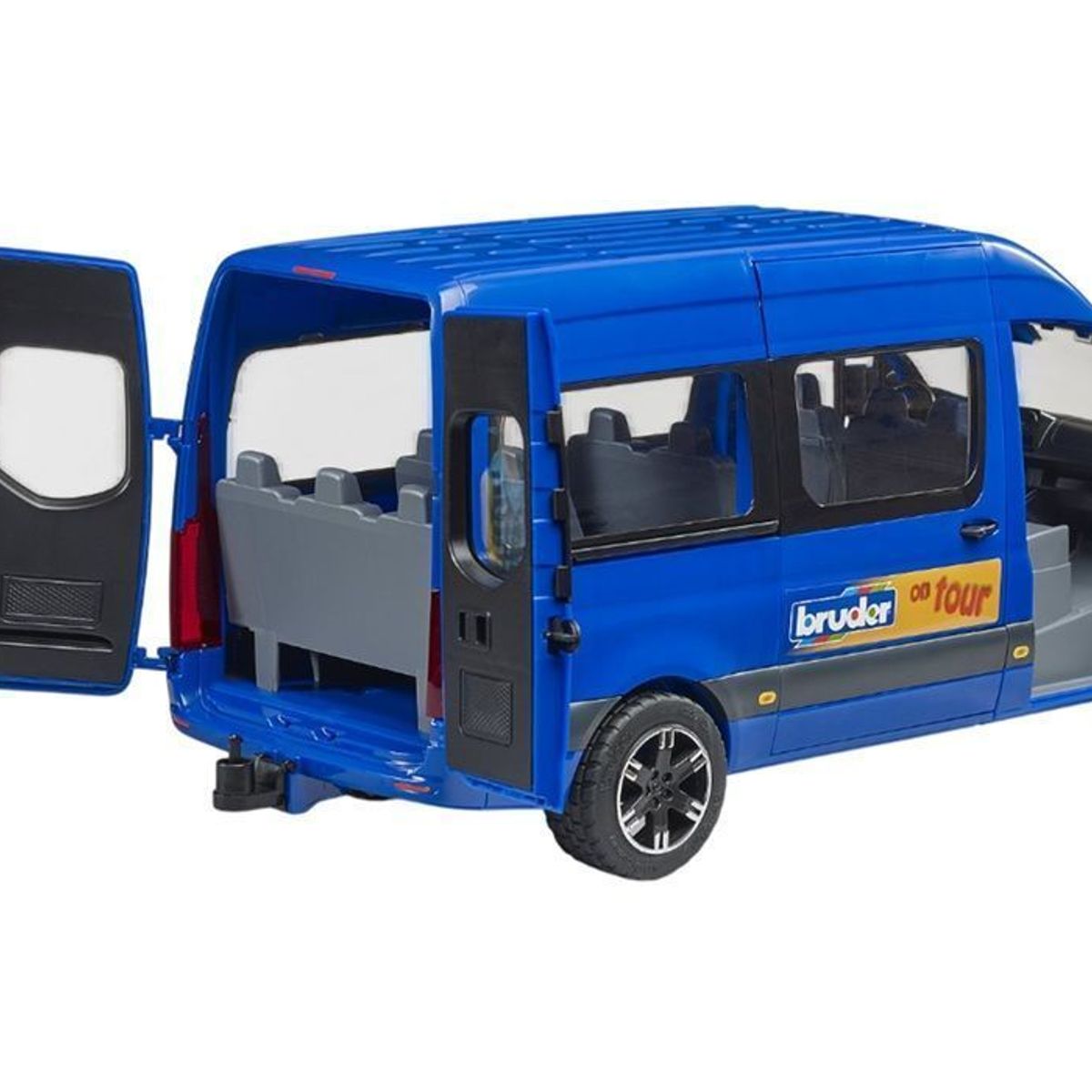 BRUDER - FURGON MERCEDES-BENZ SPRINTER TRANSFER CON CONDUCTOR 1.16