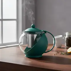 GENERICO - Tetera De Vidrio Con Infusor 1250ml Para Cocina