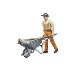 BRUDER - TRABAJADOR BWORLD CON HERRAMIENTAS 1.16