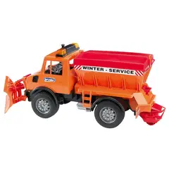 BRUDER - CAMIÓN MERCEDES-BENZ UNIMOG PARA NIEVE 1.16