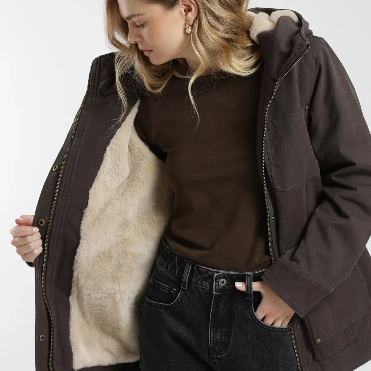 FROENS - Chaqueta mujer Niebla Froens