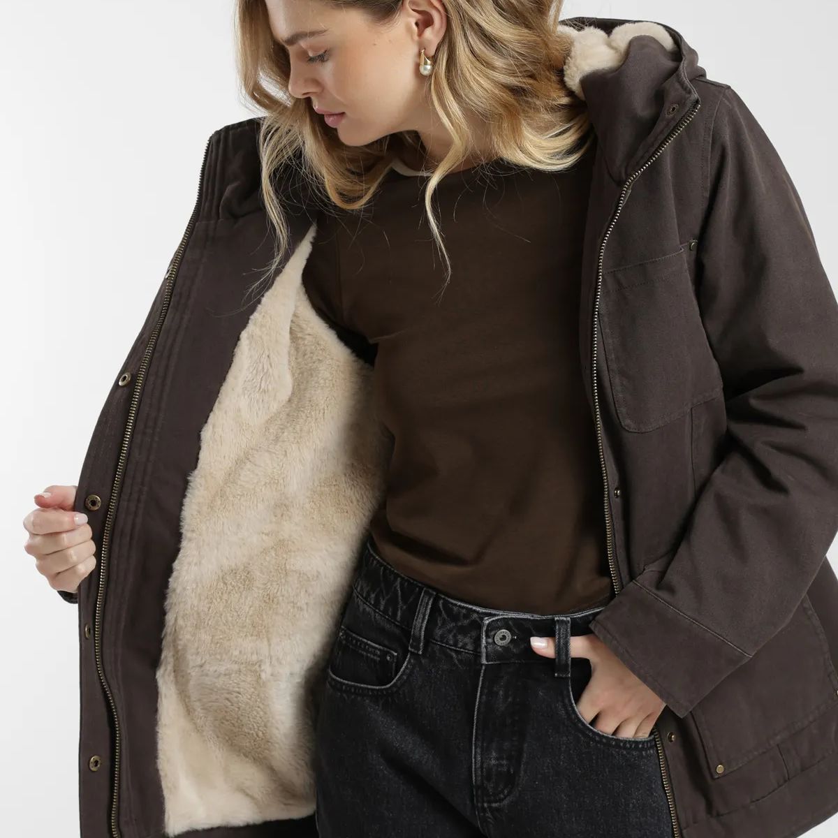 FROENS - Chaqueta mujer Niebla Froens