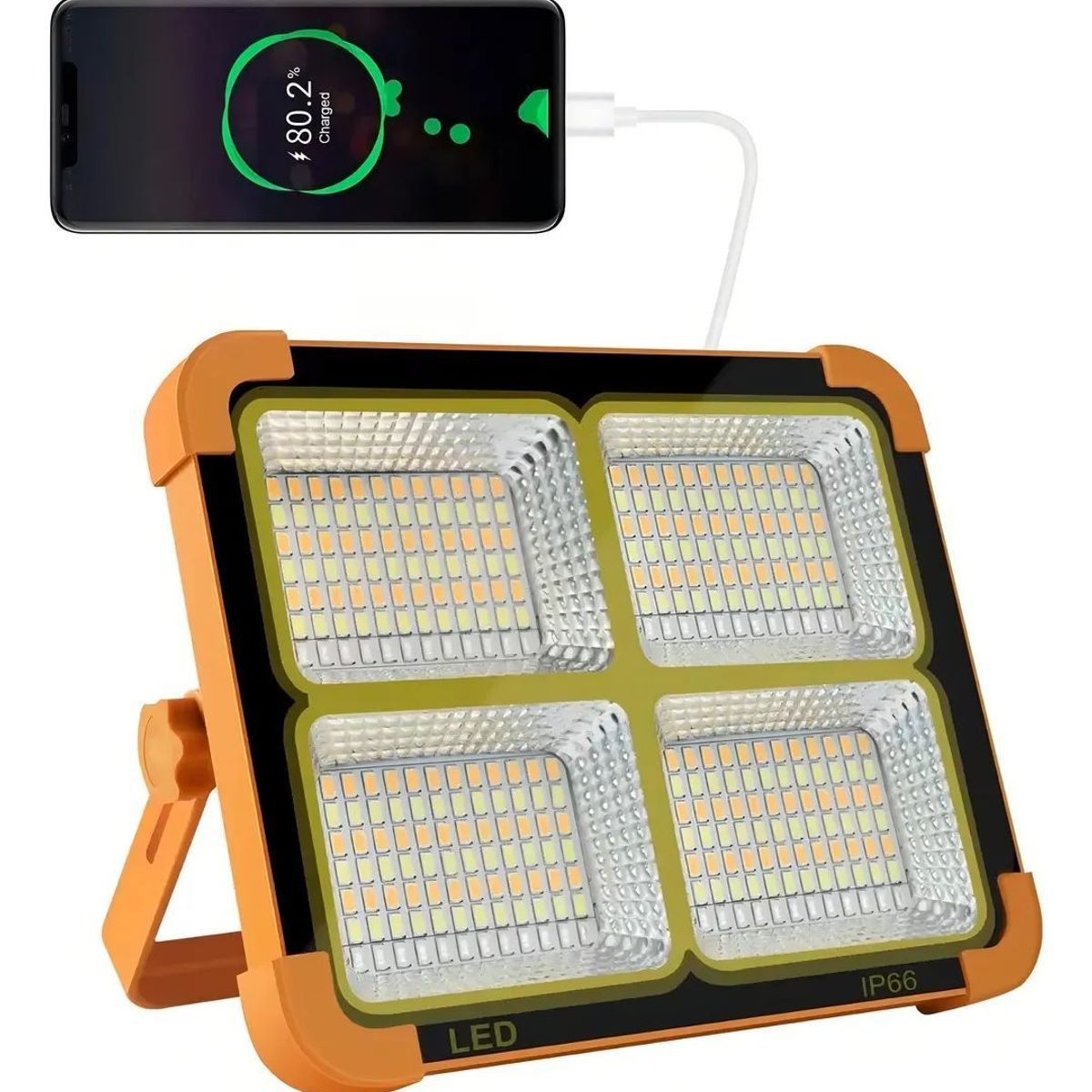 GENERICO - Lampara De Emergencia Solar Recargable Led