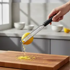 GENERICO - Rallador Fino De Acero Inoxidable Para Queso Y Cítricos