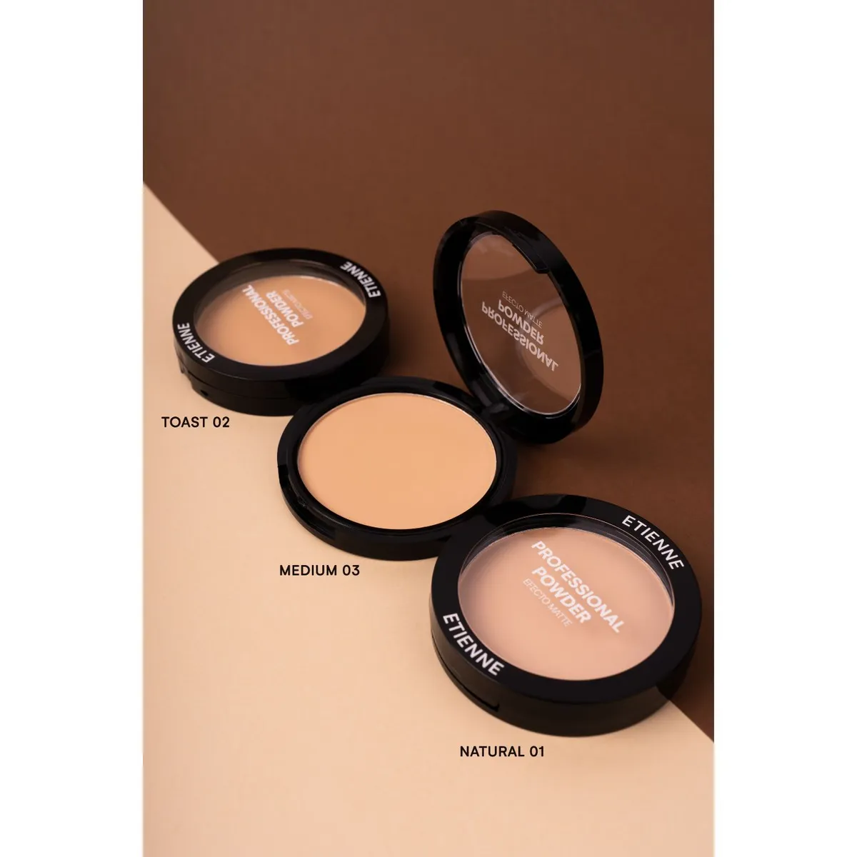ETIENNE - Polvo Compacto Natural Efecto Matte Etienne