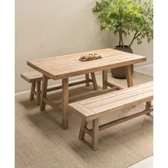 AMOBLE - Mesa de Comedor Atilio Natural Ch