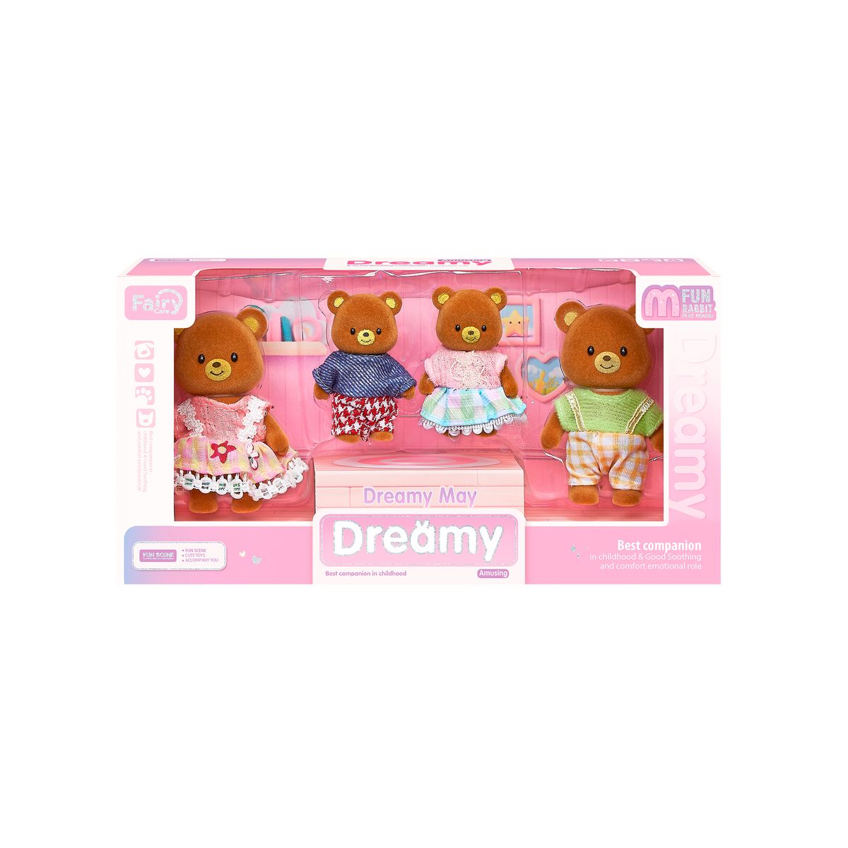 DREAMY - Set 4 Figuras Oso Dreamy