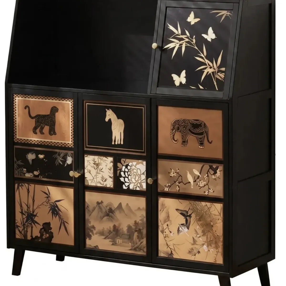 IDEEHOUSE - Aparador Cocina Ideehouse Mueble Aparador Buffet 66x32x100cm