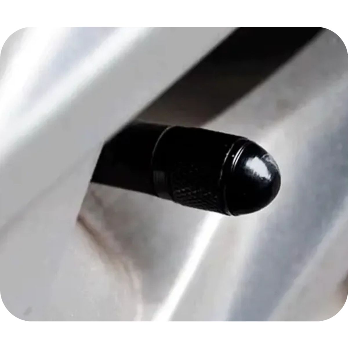 GENERICO - X4 Tapas De Aluminio Válvula De Neumático Para Autos