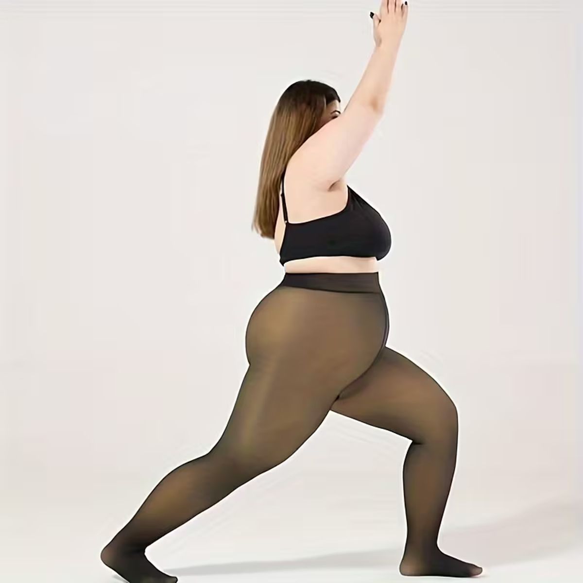 MOVI - MEDIAS PANTY TÉRMICAS PLUS SIZE CON FORRO POLAR