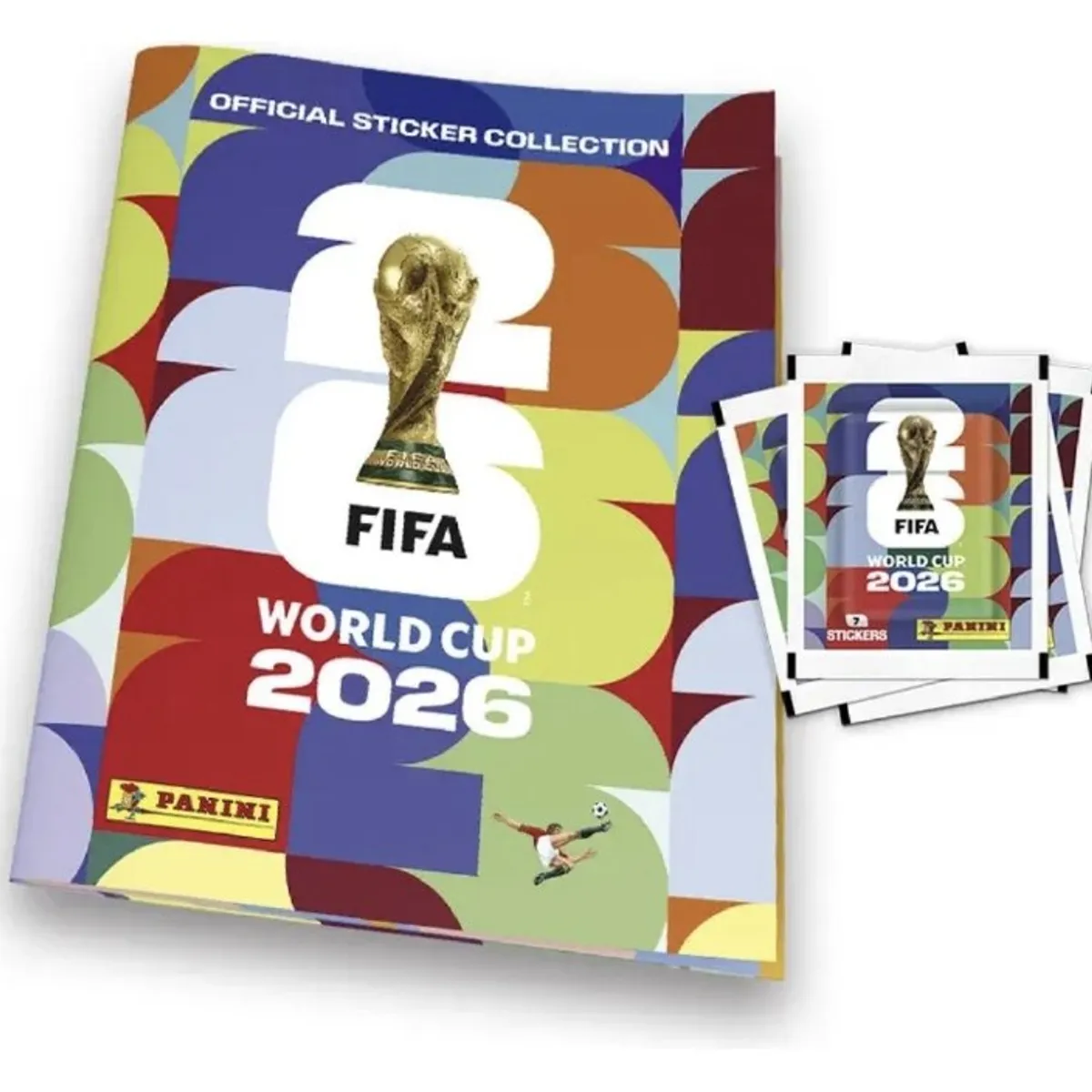 PANINI - Pack Album Mundial 2026 mas 5 Sobres Original