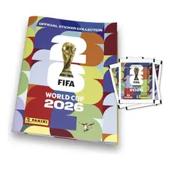 PANINI - Pack Album Mundial 2026 mas 5 Sobres Original