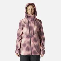 LIPPI - Chaqueta Mujer SkiVenture B-Dry Hoody Jacket Print Vino