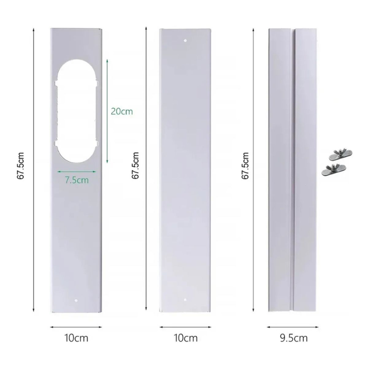 GENERICO - sellado de ventana kit para aire acondicionado