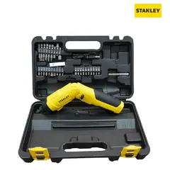 STANLEY - Atornillador Inalámbrico 4v + 30 Accesorio Scs4k-b2c Color Amarillo