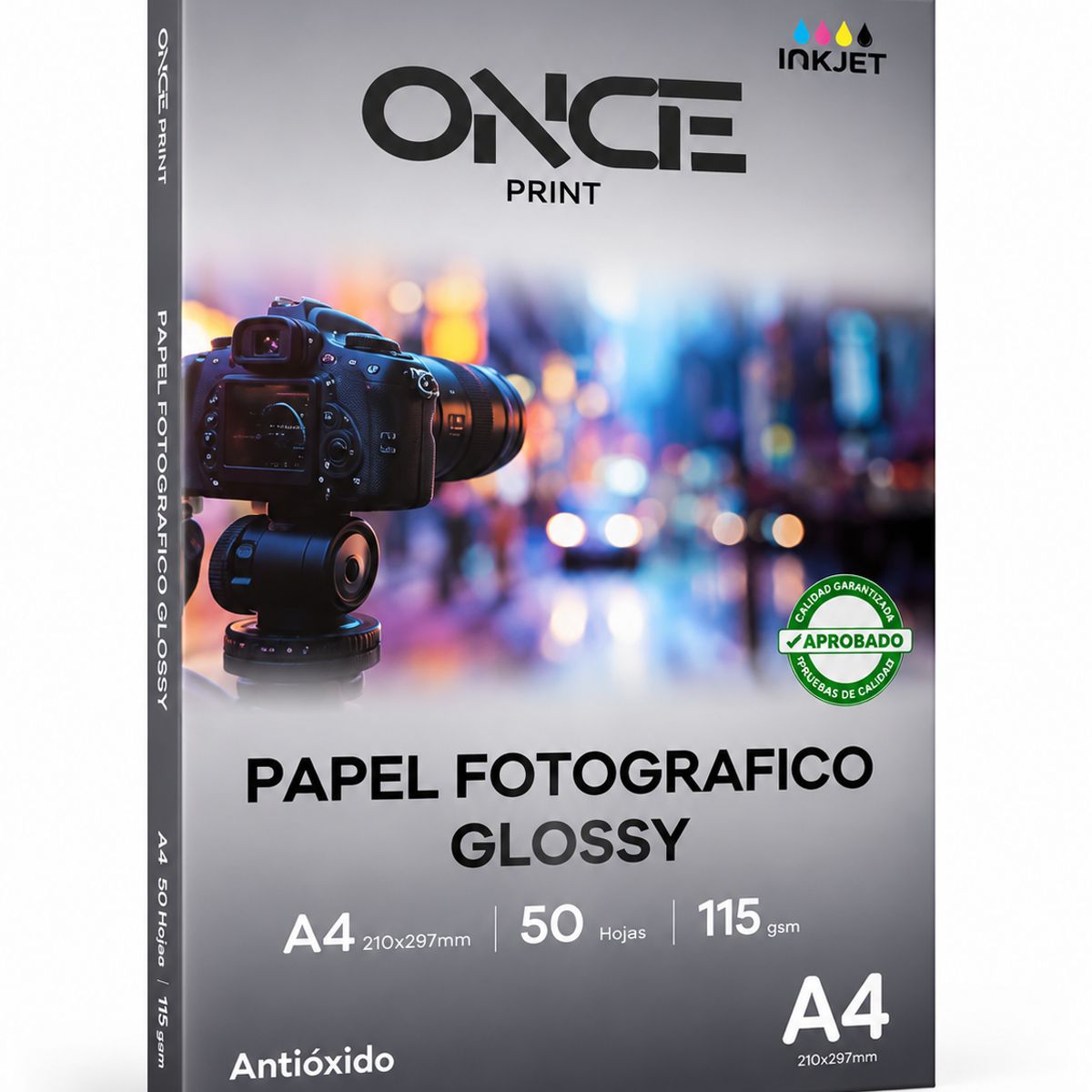 TODOK - Papel Fotografico Glossy A4 de 50H 115g
