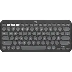 LOGITECH - Teclado Pebble Keys 2 K380s RF Inalámbrico + Bluetooth QWERTY Grafito