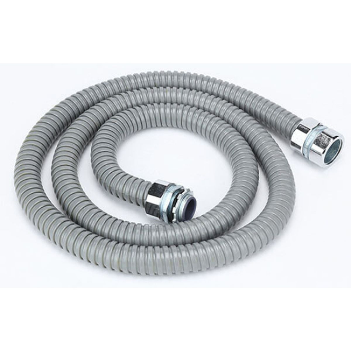 CROMPTON - Tubería Flexible Metálica Corrugada Pvc 25Mm Gris 4322 Fuerte