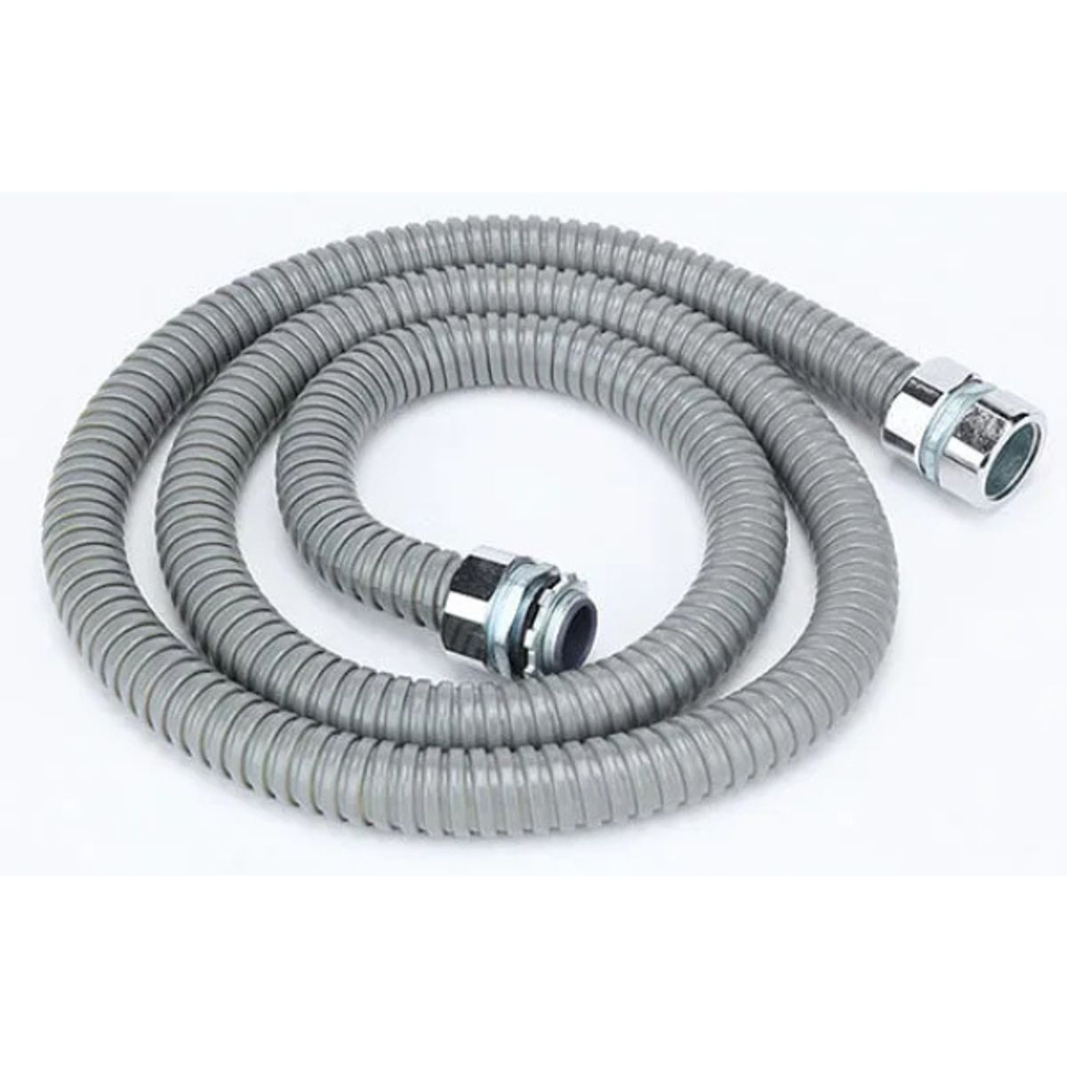 CROMPTON - Tubería Flexible Metálica Corrugada Pvc 40Mm Gris 4322 Fuerte