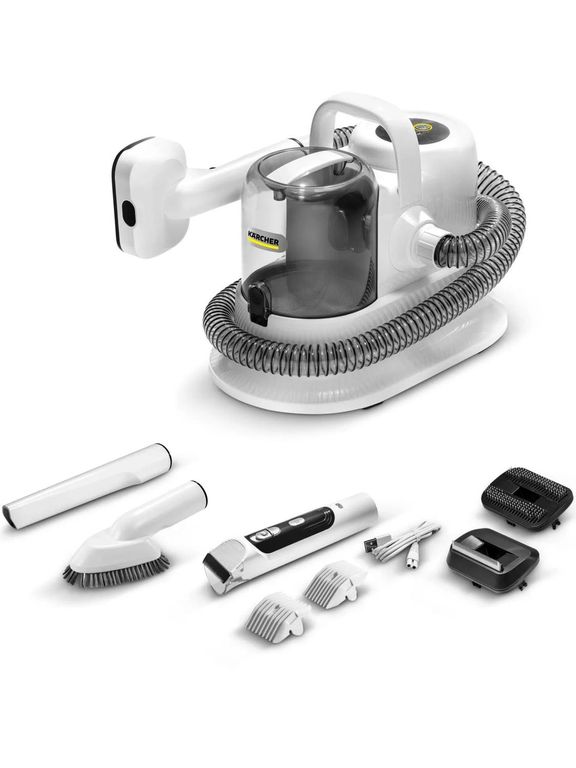 KARCHER Aspiradora y Corta Pelos 5 en 1 Pet Clean 1,4 Lts