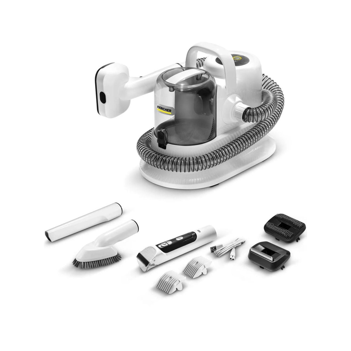 KARCHER - Aspiradora y Corta Pelos 5 en 1 Karcher Pet Clean 1,4 Lts