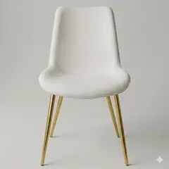 CORI CORI - Silla Aura Gold Tapizada en Lino