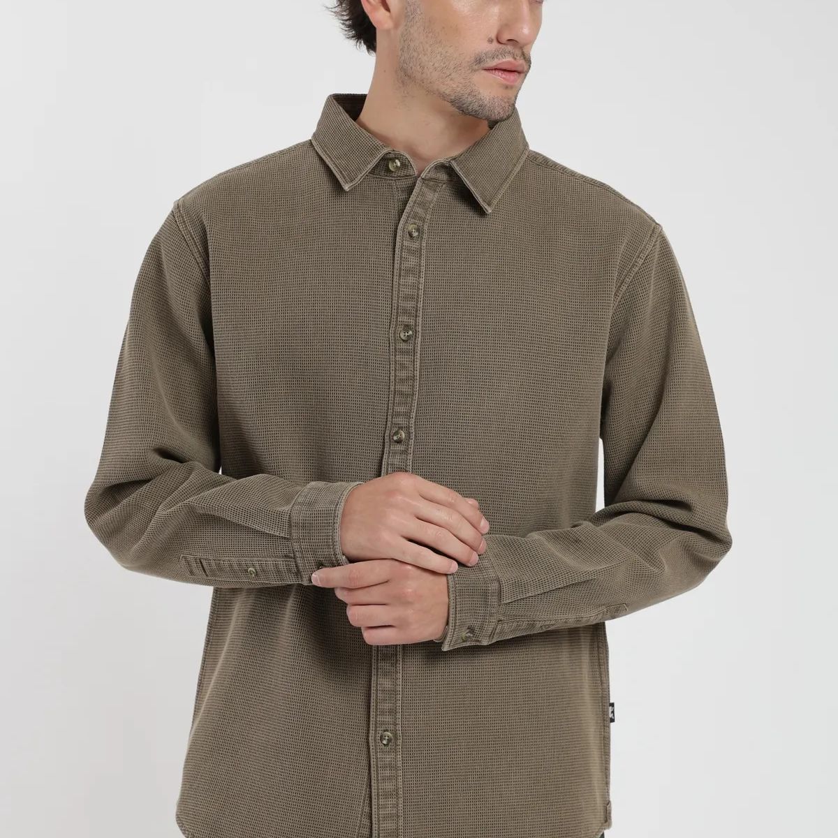 FROENS - Camisa manga larga Waffle Froens