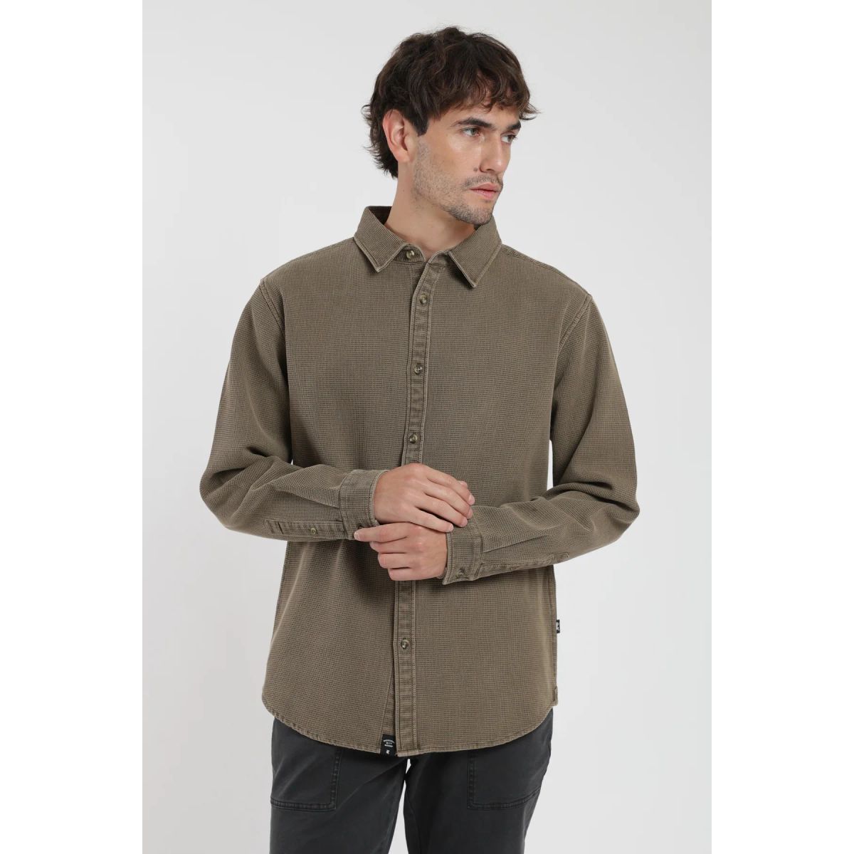 FROENS - Camisa manga larga Waffle Froens