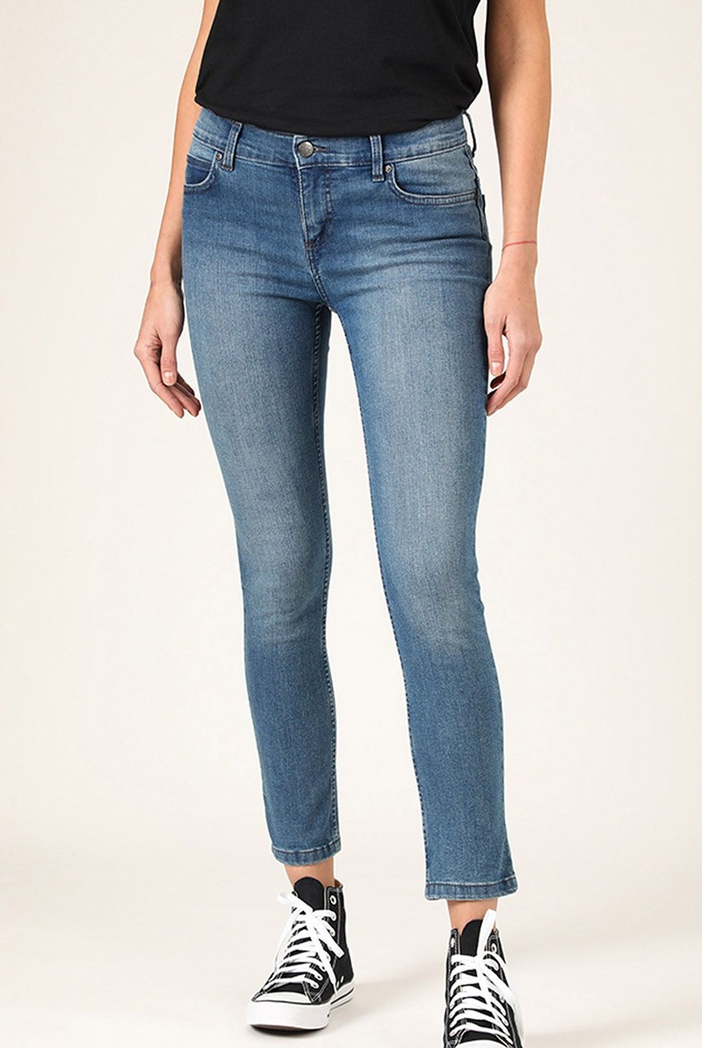 LEE - Lee Jeans Leggins Tiro Alto Mujer