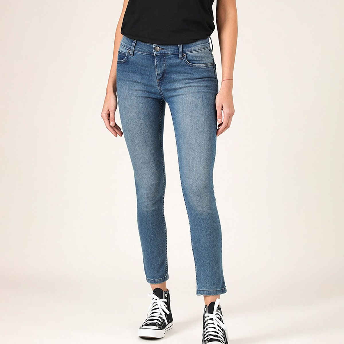 LEE - Lee Jeans Leggins Tiro Alto Mujer