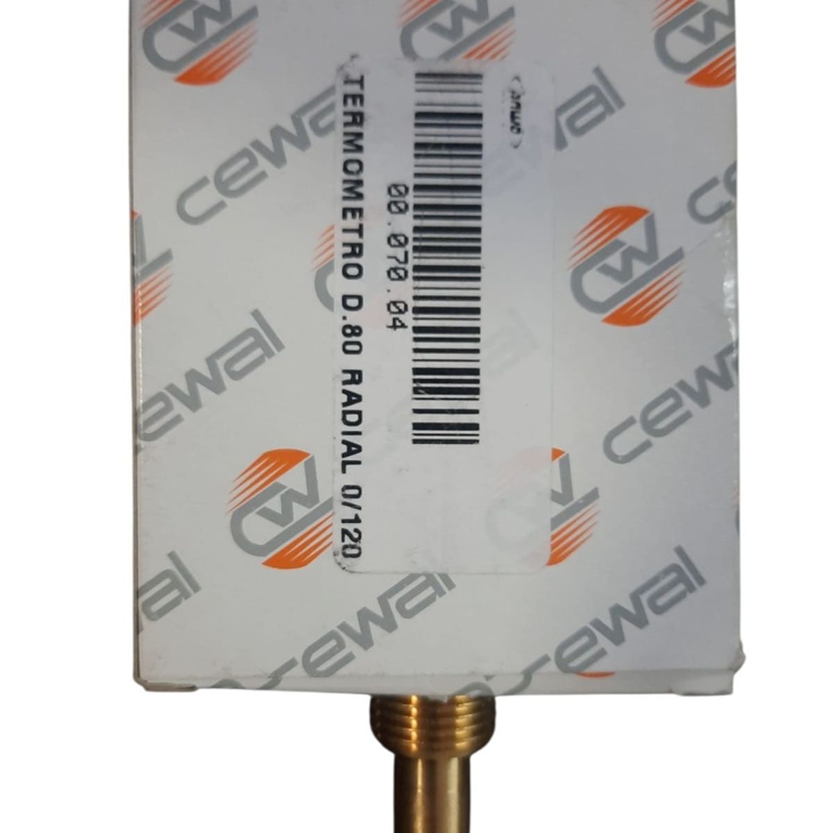 GENERICO - TERMOMETRO BIMETALICO C Vaina De Inmersión 0-120º C Grande