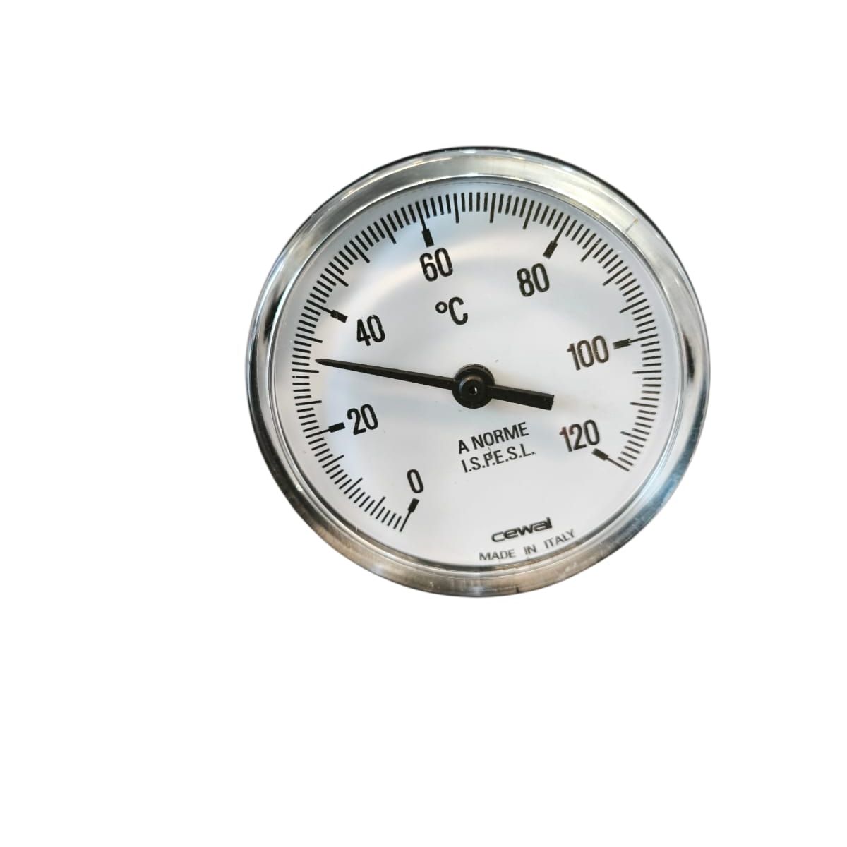 GENERICO - TERMOMETRO BIMETALICO C Vaina De Inmersión 0-120º C Pequeño