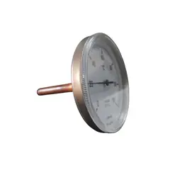 GENERICO - TERMOMETRO BIMETALICO T100100 vastago centro