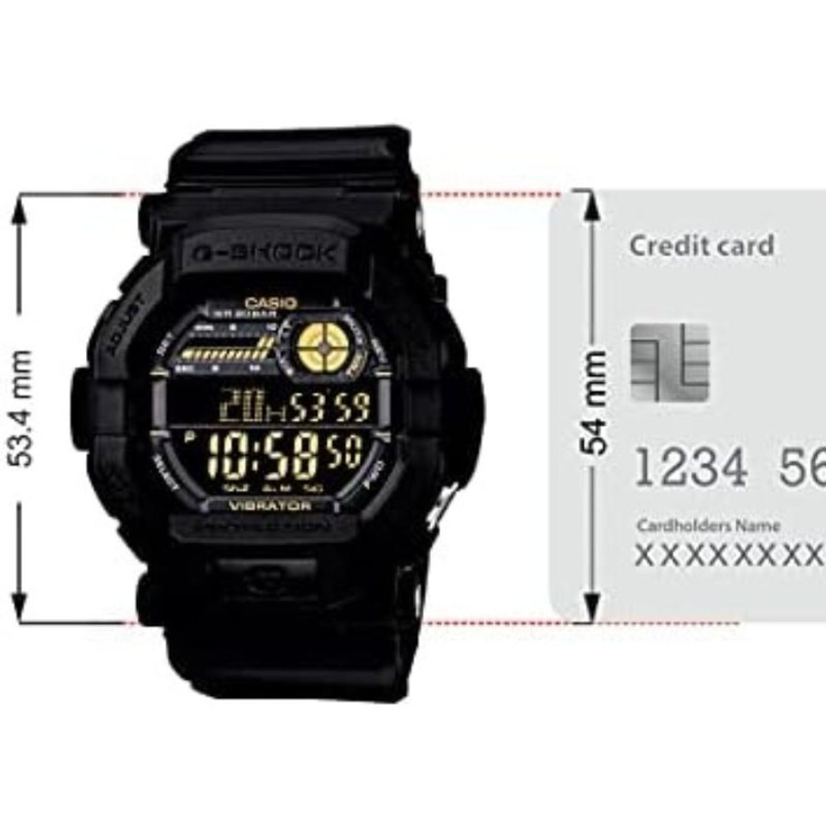 CASIO - Reloj Casio GD-350-1BDR Quartz Hombre
