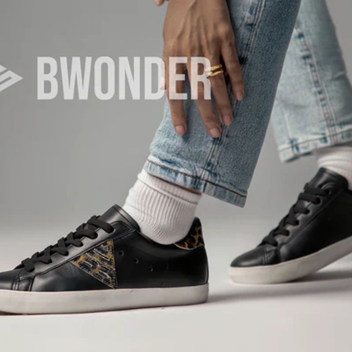 BRICK LONDON - ZAPATILLAS BLACK BW SNEAKER