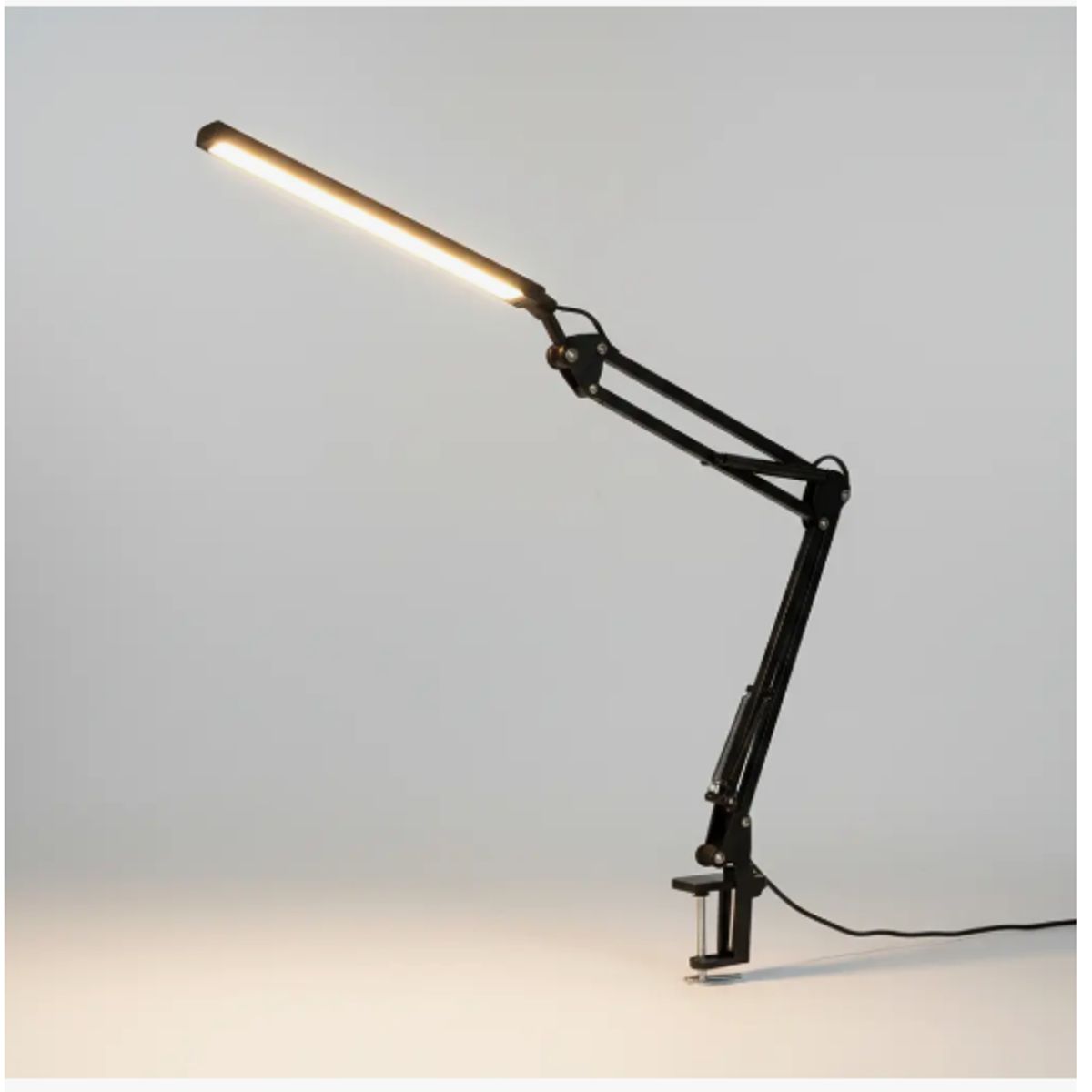 GENERICO - Lámpara De Escritorio Con Luz Led Y Brazo Flexible Giratoria 360