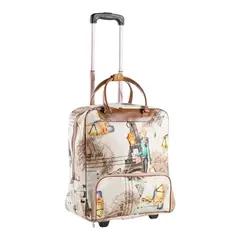 GENERICO - Estilo Europeo Viaje Pequeña Equipaje Cabina Chica De Mano Beige