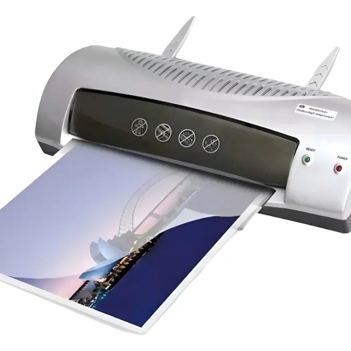 TASBEL - Termolaminadora Laminadora A4 Modelo GT-230 2 Rodillos Calor Gris