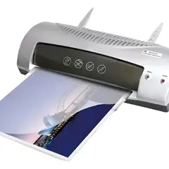 TASBEL - Termolaminadora Laminadora A4 Modelo GT-230 2 Rodillos Calor Gris