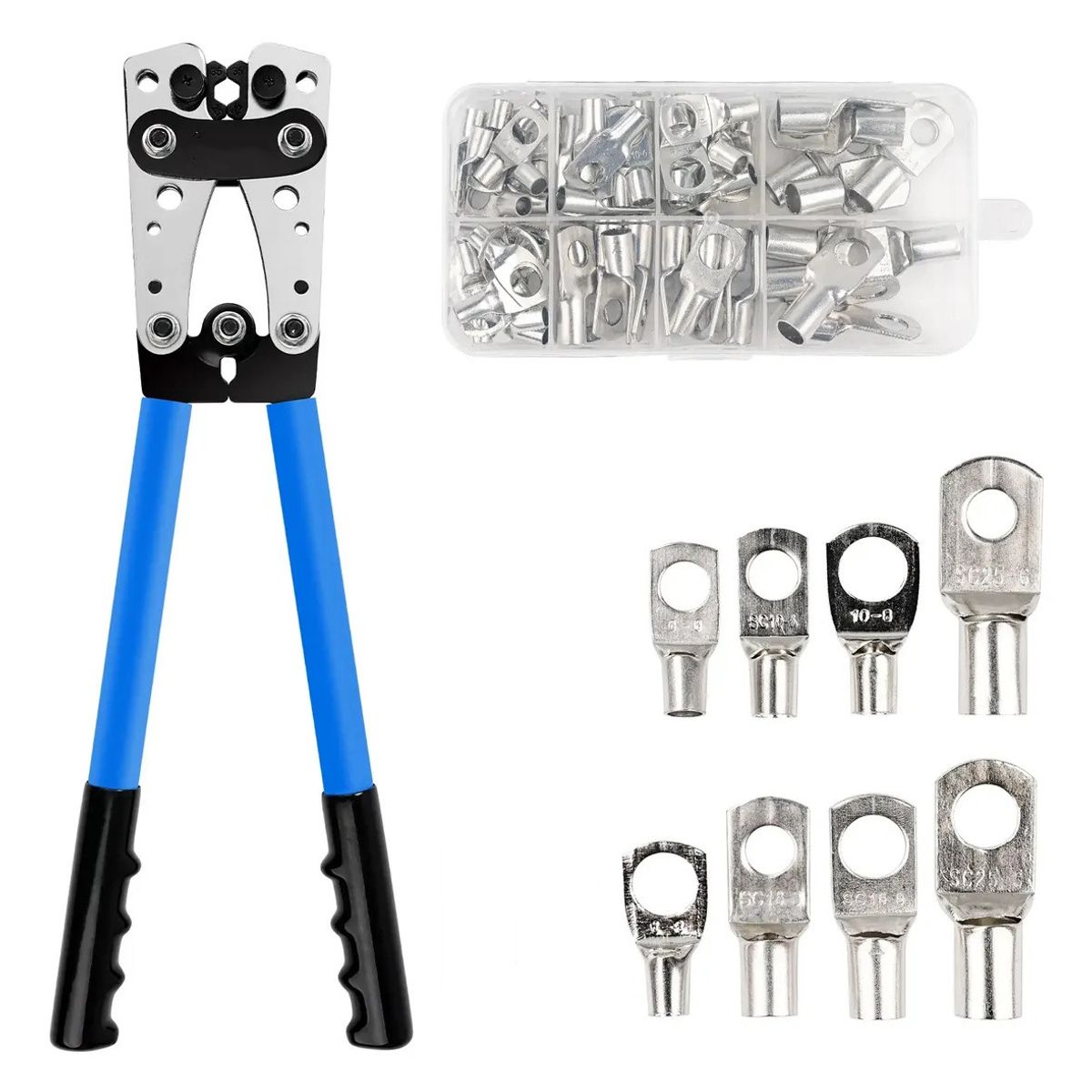 KUANGYE - Kit De 61 Terminales De Alicates Para Crimpar Cables