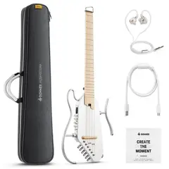 GENERICO - Guitarra eléctrica de viaje Donner HUSH-I PRO