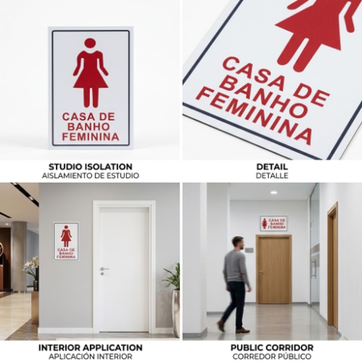 GENERICO - Señalética Corporativa y de Seguridad Integral CASA DE BAHNO FEMENINA