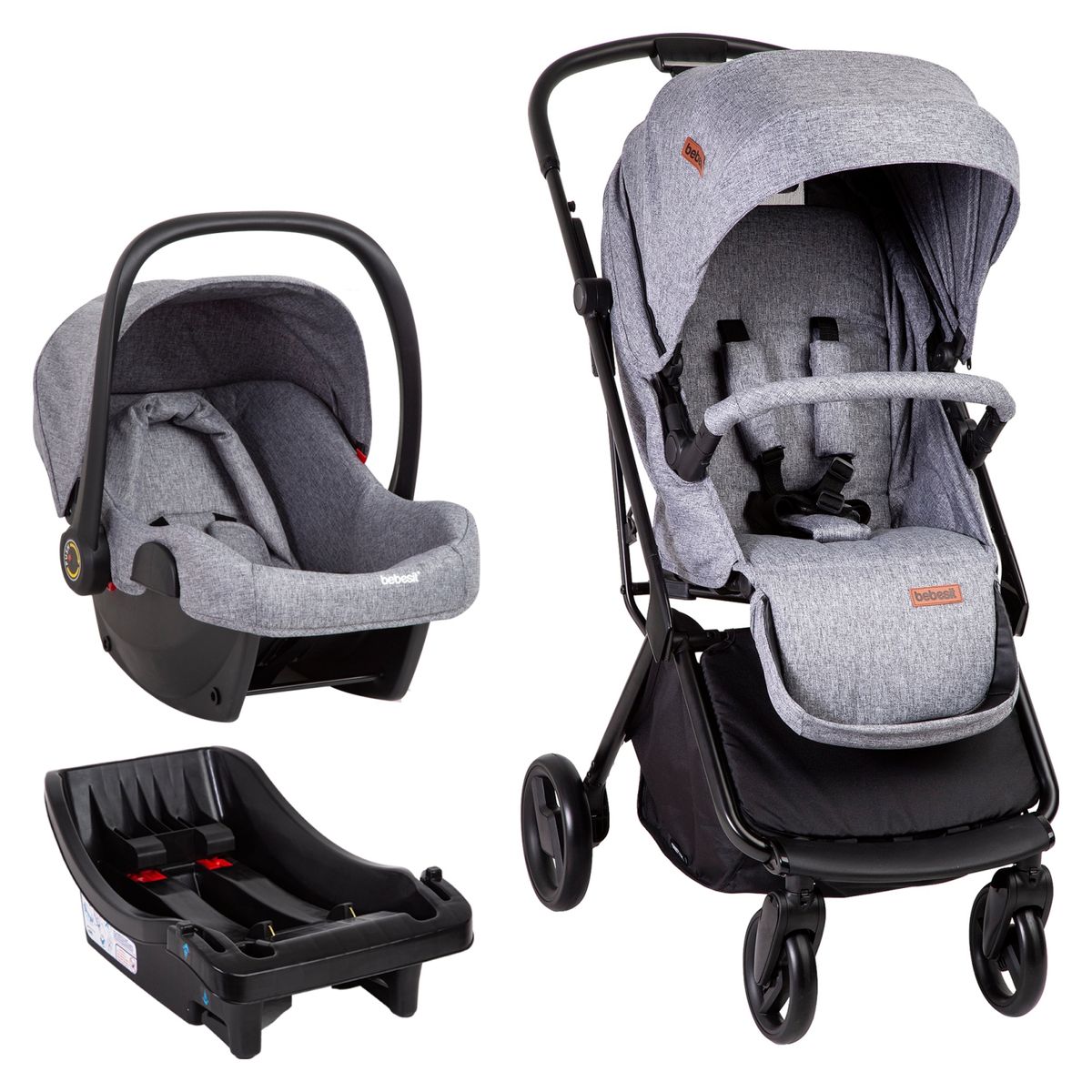 BEBESIT - Coche Cuna Travel System Swift 360° Bebesit