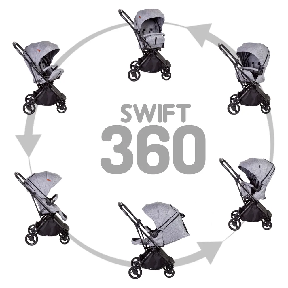 Bebesit Swift 360 Travel System Gris, foto 8
