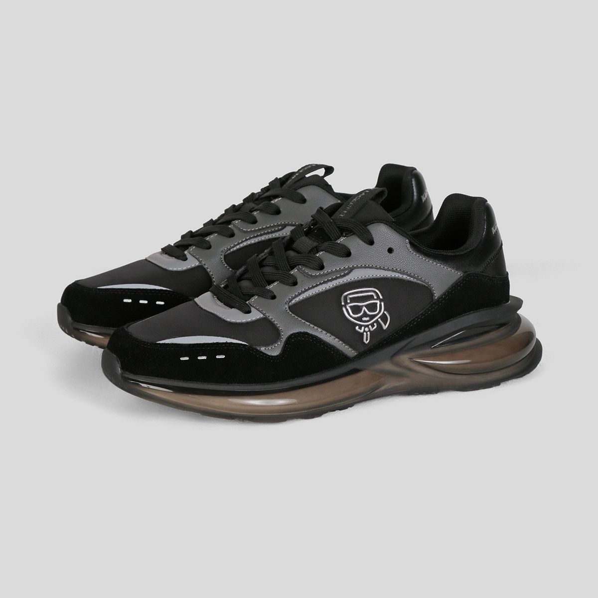 KARL LAGERFELD - Zapatillas deportiva con logo en perfil lateral